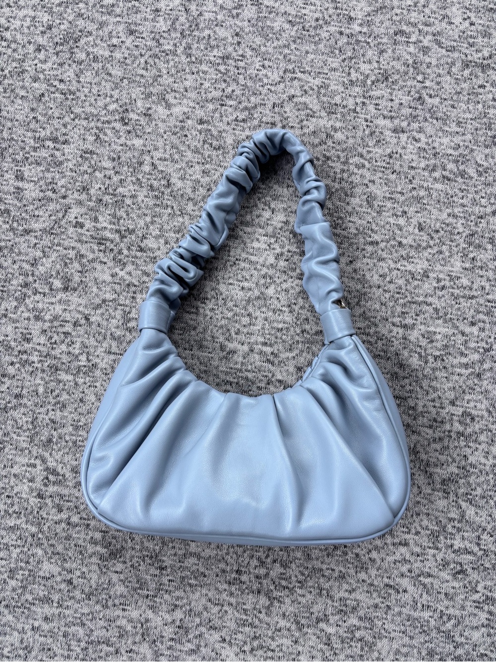 Urban Expression Light Blue Vegan Leather Small Shoulder Crossbody Purse